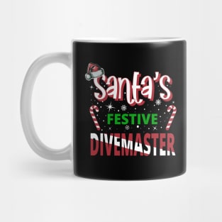 Santa's Festive Divemaster - Holiday Funny Christmas Mug